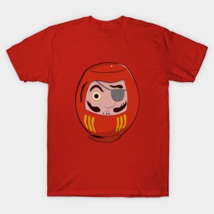 Eyepatch Daruma Doll T-Shirt